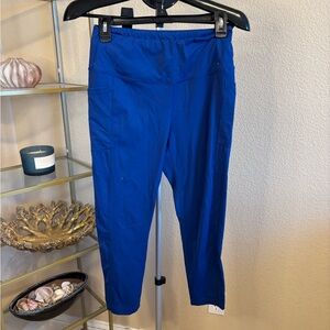 Mondetta Performance Luxury Blue Leggings w/ Pockets Size Medium